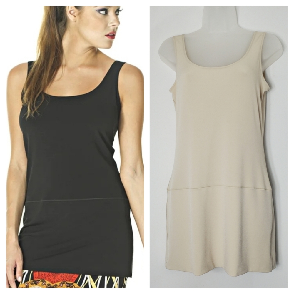 Eva Varro Layering Tank Nude NWT